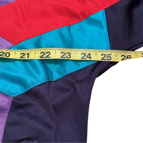 Adidas Vintage Y2K Jacket Tracksuit Multicolor Color Block Size L Men’s Winged - Picture 5 of 8
